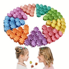 100pcs Daisy Flower Hair Claw Clip Non Slip Jaw Clamp Hair Decoration