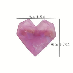 Heart Shape Side Clip Sweet Bangs Clip Hair Accessories