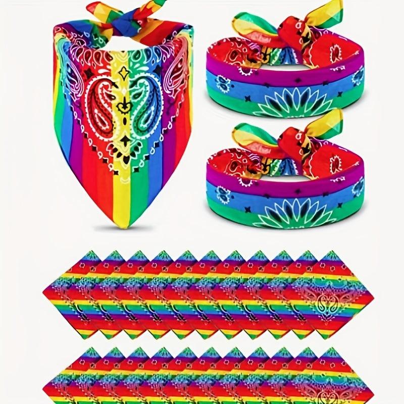 Rainbow Bandana LGBT Pride Headband Towel