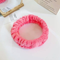 Soft Hairband Headband & Wristband Set for Makeup and Washing