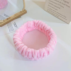 Soft Hairband Headband & Wristband Set for Makeup and Washing