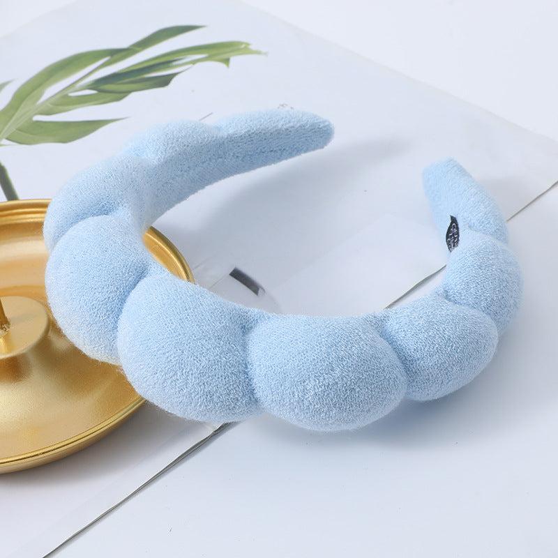 Plush Headband Solid Hair Band for Skincare Makeup Hair Accessories