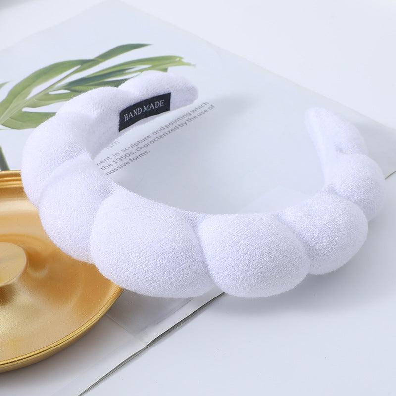 Plush Headband Solid Hair Band for Skincare Makeup Hair Accessories