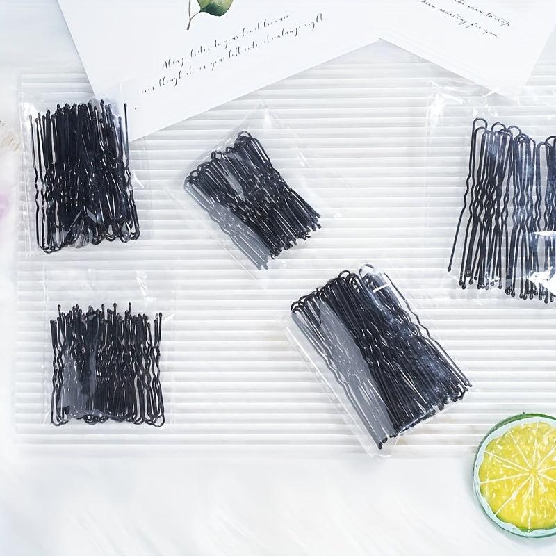 50pcs U Shaped Metal Hair Pin For Bun Wedding Hair Styling