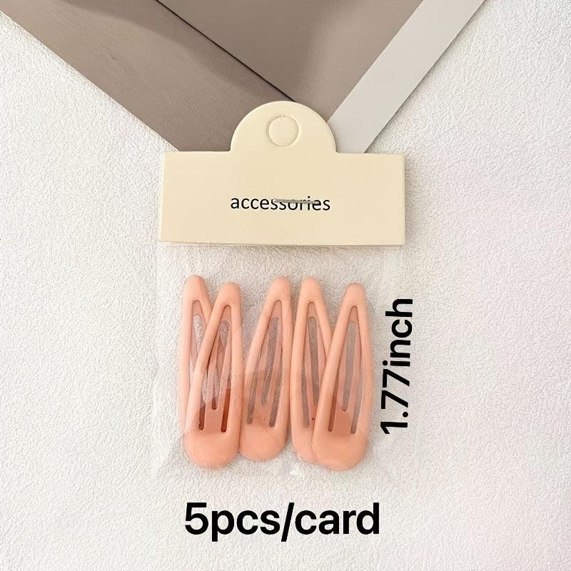 Candy Hair Clip Solid Color Hair Accessories