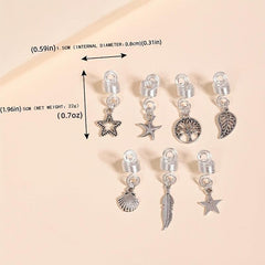Snake Shape Metal Hair Clips for Braiding Hair