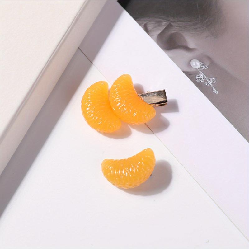 Orange Hair Clips Fruit Hair Accessory for Girls Women