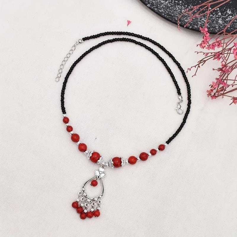 Chinese Style Red Turquoise Head Chain Hair Accessories