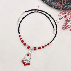 Chinese Style Red Turquoise Head Chain Hair Accessories