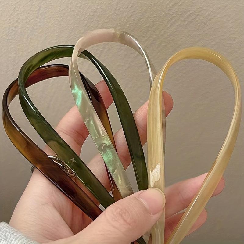 Gradient U-Shaped Hair Fork Bun Chignon Hairpin Women Girls Hair Accessory