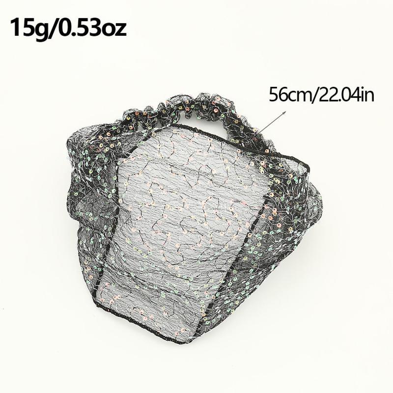 Sequins Headband Wide Hair Band Turban Elastic Hair Accessories
