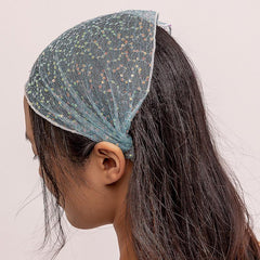 Sequins Headband Wide Hair Band Turban Elastic Hair Accessories