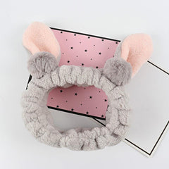 Makeup Rabbit Headband Hair Band for Face Washing Spa Skincare