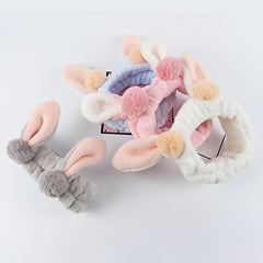 Makeup Rabbit Headband Hair Band for Face Washing Spa Skincare