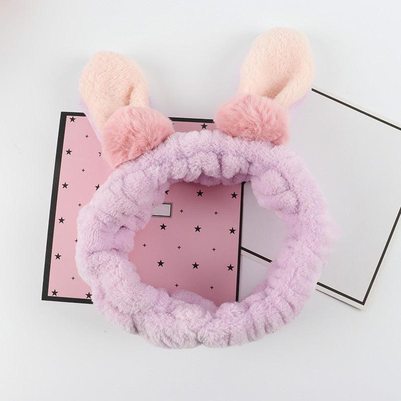 Makeup Rabbit Headband Hair Band for Face Washing Spa Skincare