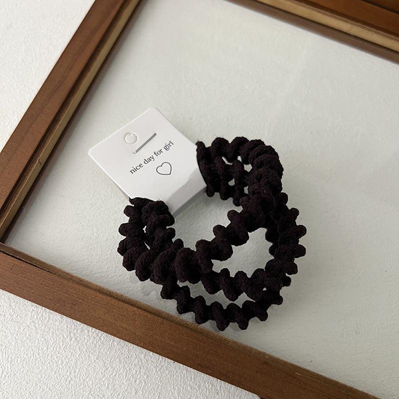 3pcs Spiral Telephone Wire Hair Ring Women's Hair Rope