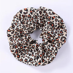 Y2K Leopard Pattern Scrunchies Hair Accessories Women Girls