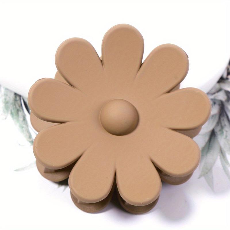Women Flower Hair Claw Solid Shark Claw Clip Style Hair Accessories
