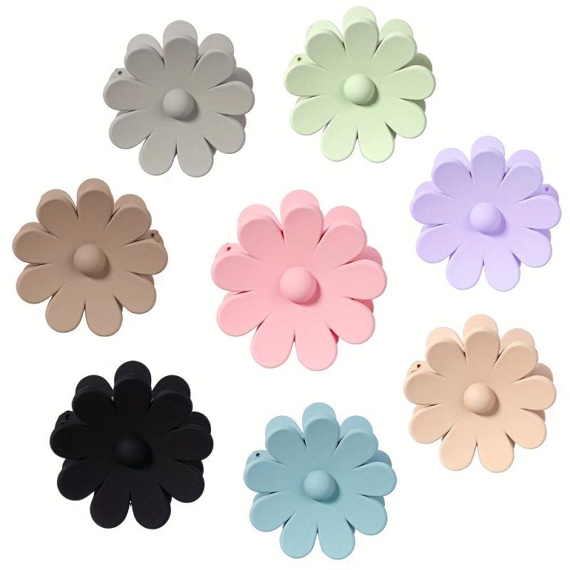 Women Flower Hair Claw Solid Shark Claw Clip Style Hair Accessories