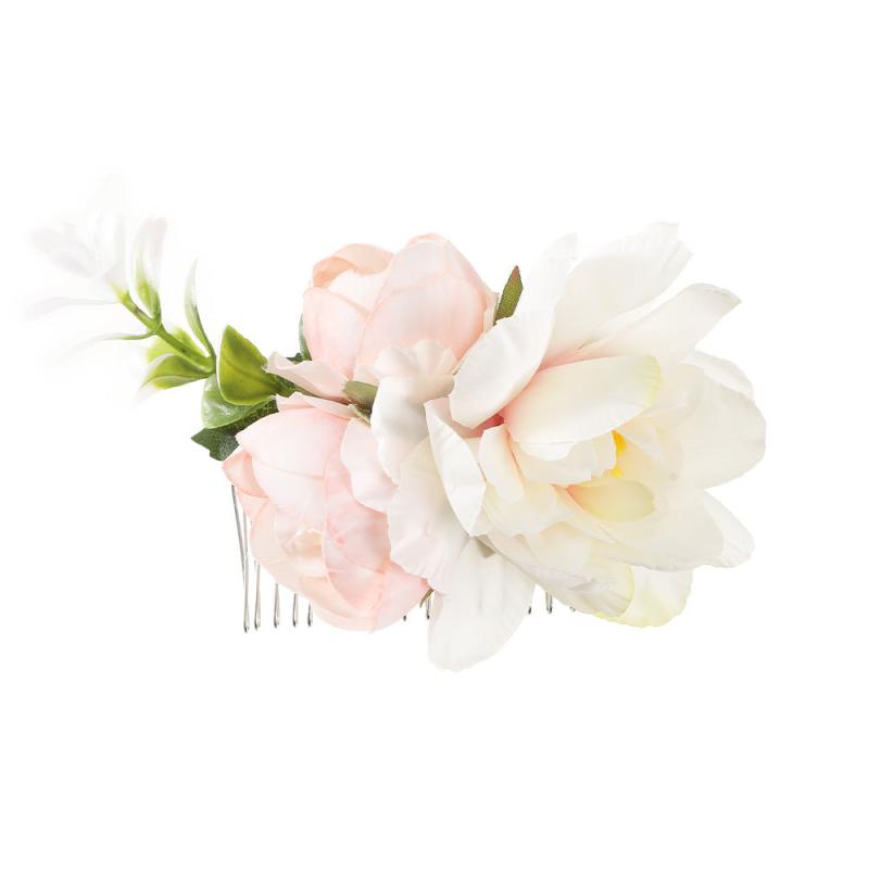 Bohemian Style Bridal Wedding Flowers Hair Comb Headband