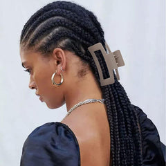 6pcs Solid Shark Claw Hair Claw Ponytail Holder Hair Accessories