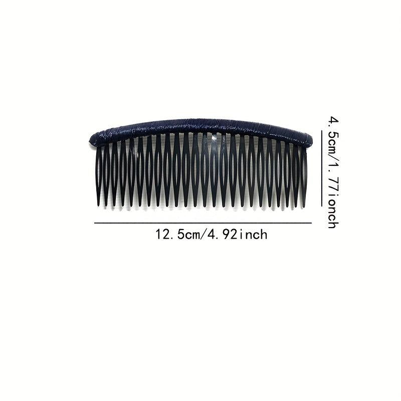 20pcs Spiral Plastic Rope Hair Comb Y2K Hair Accessories