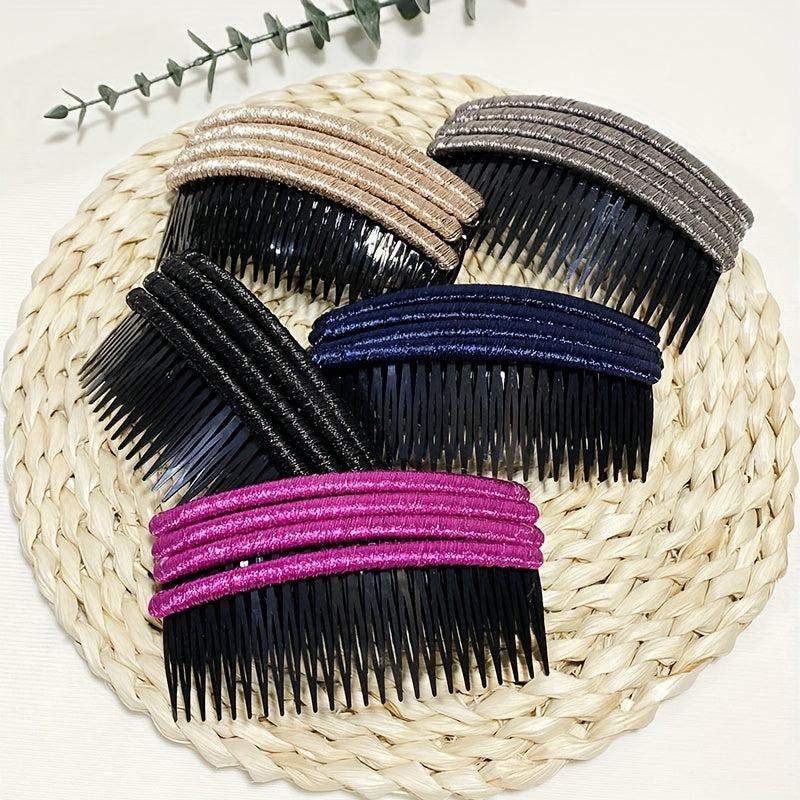 20pcs Spiral Plastic Rope Hair Comb Y2K Hair Accessories
