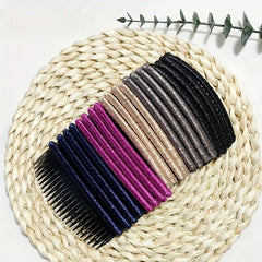 20pcs Spiral Plastic Rope Hair Comb Y2K Hair Accessories