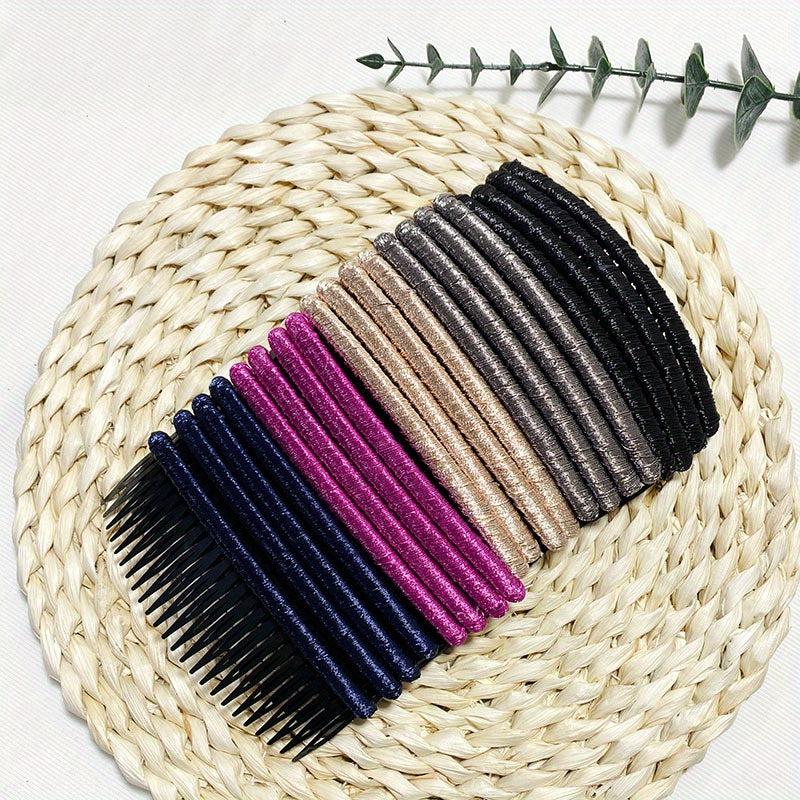 20pcs Spiral Plastic Rope Hair Comb Y2K Hair Accessories