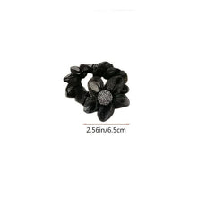 Mesh Rhinestone Flower Hair Ring Women's Hair Accessories