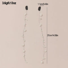 2pcs Star Pendant Hair Chain Sweet Hair Accessories