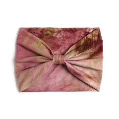 Tie Dye Hairband Thick Head Wrap Elastic Hair Accessory