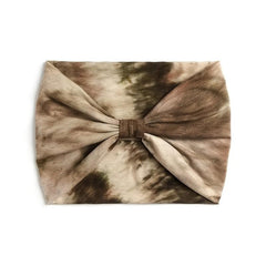 Tie Dye Hairband Thick Head Wrap Elastic Hair Accessory