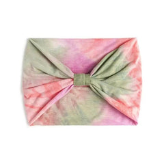 Tie Dye Hairband Thick Head Wrap Elastic Hair Accessory