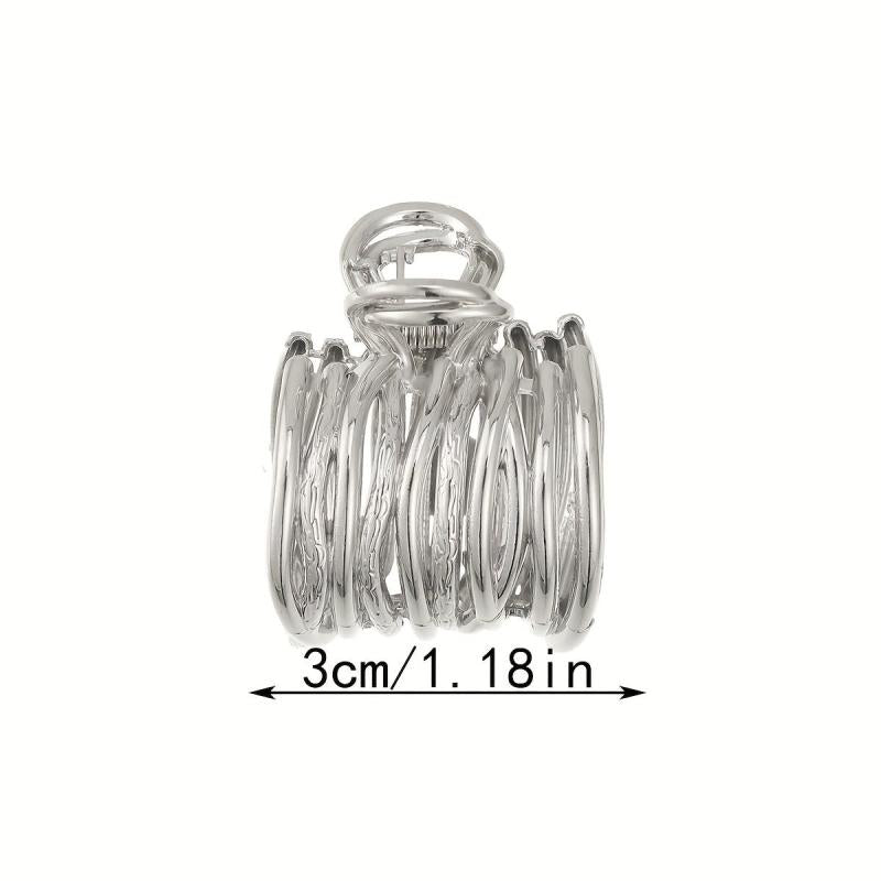 Irregular Wire Wrap Hair Claw Clip Metal Hair Claw High Ponytail Holder
