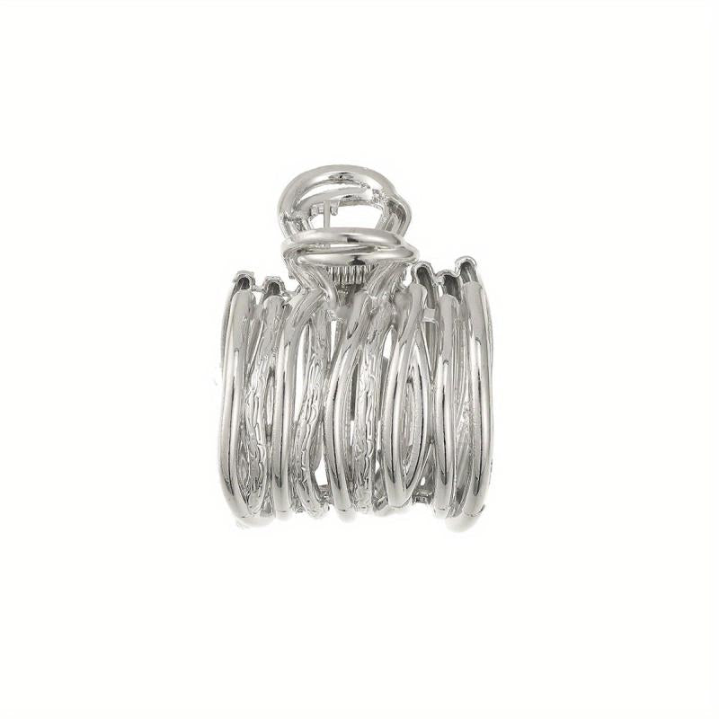 Irregular Wire Wrap Hair Claw Clip Metal Hair Claw High Ponytail Holder