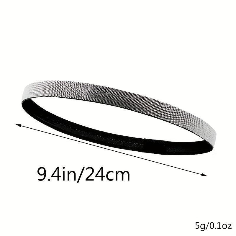 Elastic Non slip Silicone Head Bundle Sports Hair Band Women's Hair Accessories