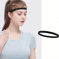 Elastic Non slip Silicone Head Bundle Sports Hair Band Women's Hair Accessories