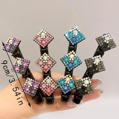 Crystal Stone Rhinestone Barrette Hair Clips