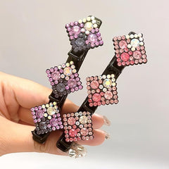 Crystal Stone Rhinestone Barrette Hair Clips