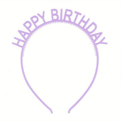 Birthday Tiara Crown Sweet Headband For Girls Women