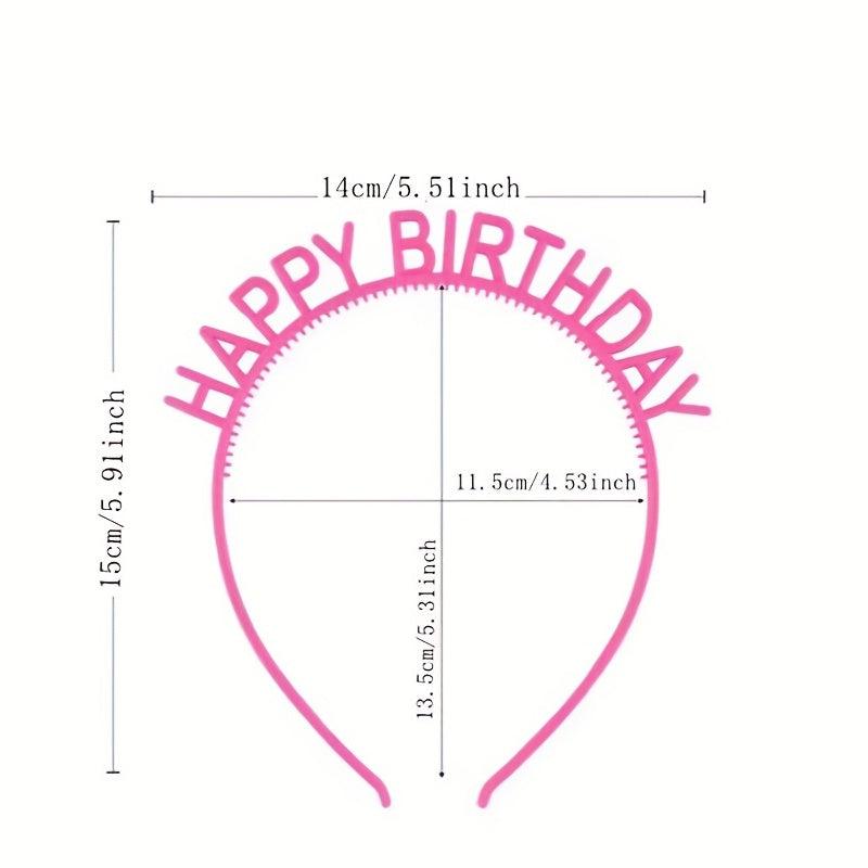 Birthday Tiara Crown Sweet Headband For Girls Women