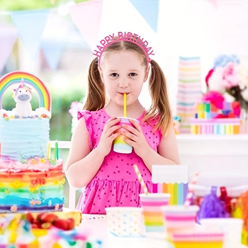 Birthday Tiara Crown Sweet Headband For Girls Women
