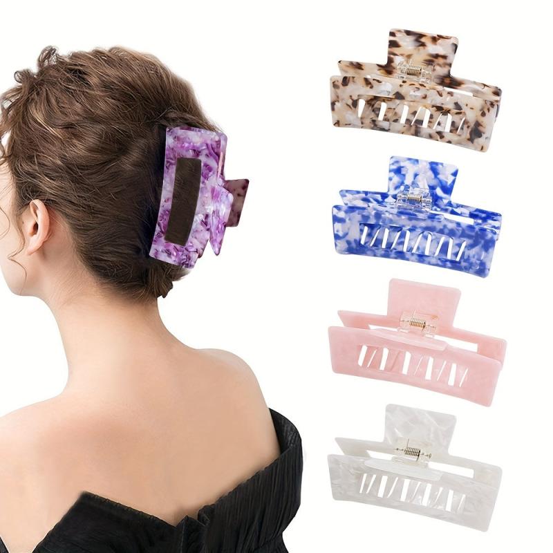 Acetic Acid Square Claw Hair Clip 4 1in - Hair Accessories For Women