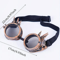 Punk Rivet Gothic Style Glasses Industrial Retro Glasses