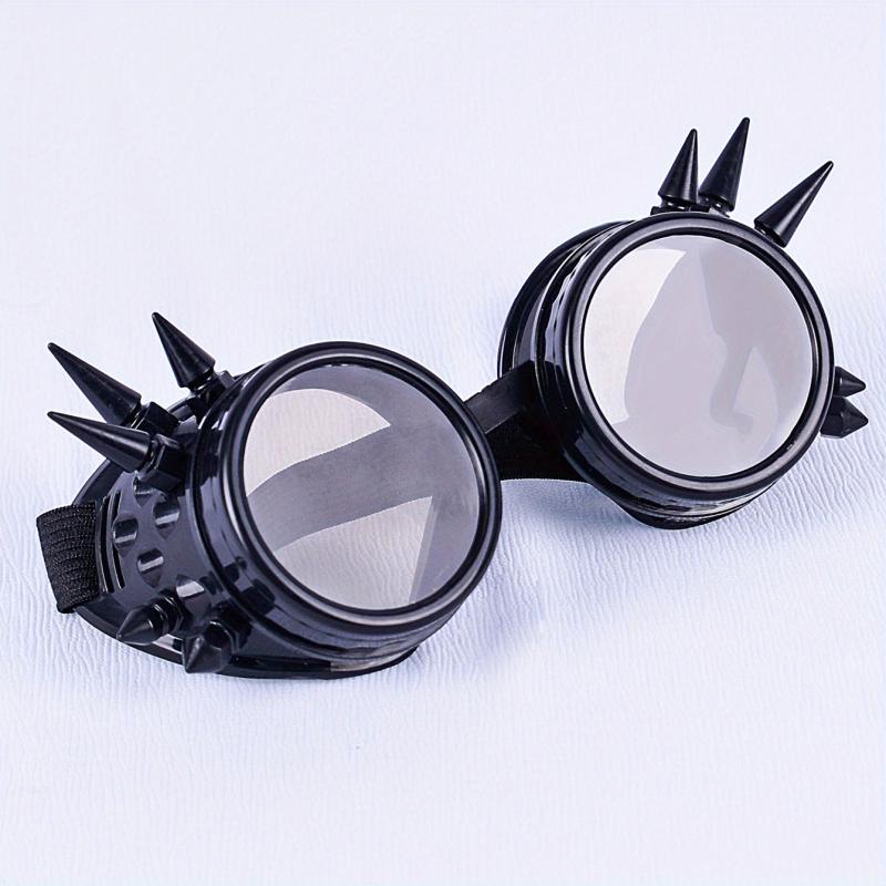 Punk Rivet Gothic Style Glasses Industrial Retro Glasses