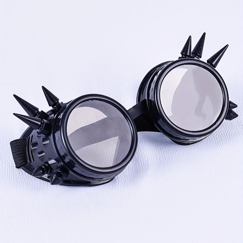 Punk Rivet Gothic Style Glasses Industrial Retro Glasses