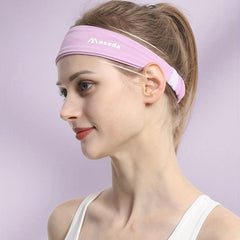 Wide Sports Sweatband Hair Band For Running Yoga Fitness