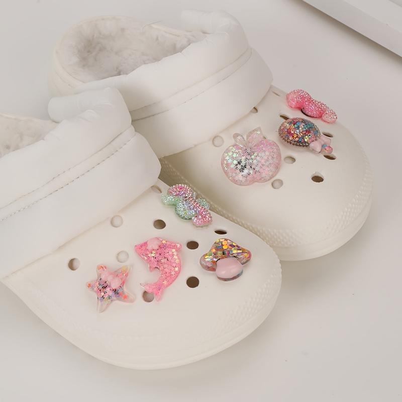 11pcs Resin Shoe Decoration Charms for Girls