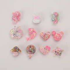 11pcs Resin Shoe Decoration Charms for Girls
